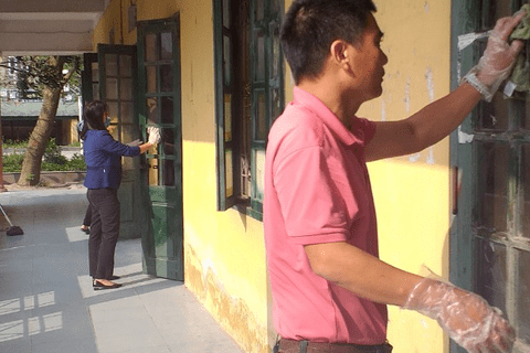 TRƯỜNG THPT TRƯNG VƯƠNG CHUẨN BỊ SẴN SÀNG ĐÓN HỌC SINH TRỞ LẠI TRƯỜNG