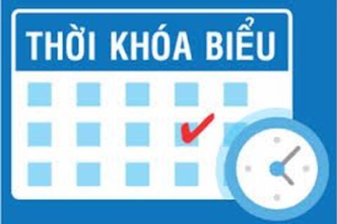 THỜI KHÓA BIỂU CHÍNH KHÓA THAY ĐỔI THỰC HIỆN TỪ 18/01/2021