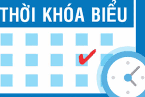 THỜI KHÓA BIỂU BUỔI SÁNG THỰC HIỆN TỪ 20/5/2024-25/5/2024