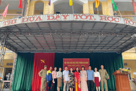 TRƯỜNG THPT TRƯNG VƯƠNG TỔ CHỨC HỘI THAO GIÁO DỤC QUỐC PHÒNG - AN NINH NĂM HỌC 2022 - 2023