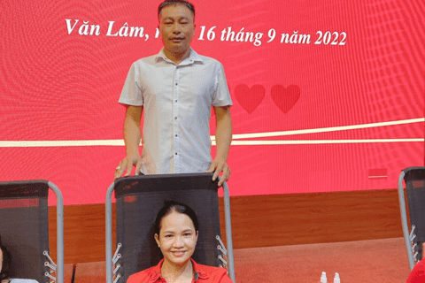 HỘI CHỮ THẬP ĐỎ TRƯỜNG THPT TRƯNG VƯƠNG THAM GIA HIẾN MÁU NHÂN ĐẠO