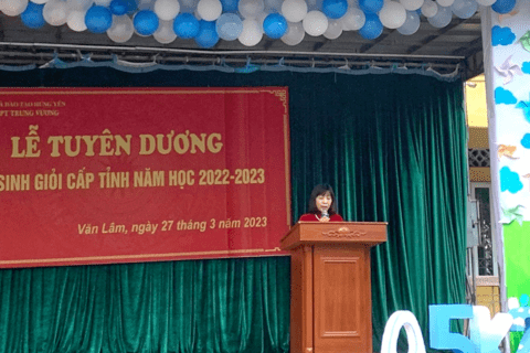 LỄ TUYÊN DƯƠNG HỌC SINH GIỎI CẤP TỈNH NĂM HỌC 2022 – 2023