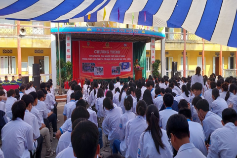 CHƯƠNG TRÌNH TUYÊN TRUYỀN, TRẢI NGHIỆM THỰC HÀNH KĨ NĂNG PHÒNG CHÁY CHỮA CHÁY VÀ CỨU NẠN CỨU HỘ NĂM HỌC 2023 – 2024
