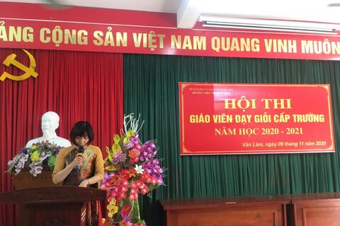 HỘI THI GIÁO VIÊN DẠY GIỎI CẤP TRƯỜNG NĂM HỌC 2020- 2021