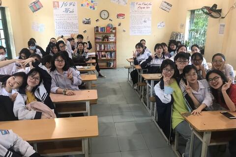 Trường THPT Trưng Vương tổ chức các hoạt động chào mừng 90 năm ngày thành lập Đoàn 26/3/2021
