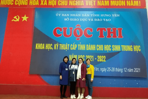 TRƯỜNG THPT TRƯNG VƯƠNG THAM GIA CUỘC THI KHKT CẤP TỈNH DÀNH CHO HỌC SINH TRUNG HỌC NĂM HỌC 2021 – 2022