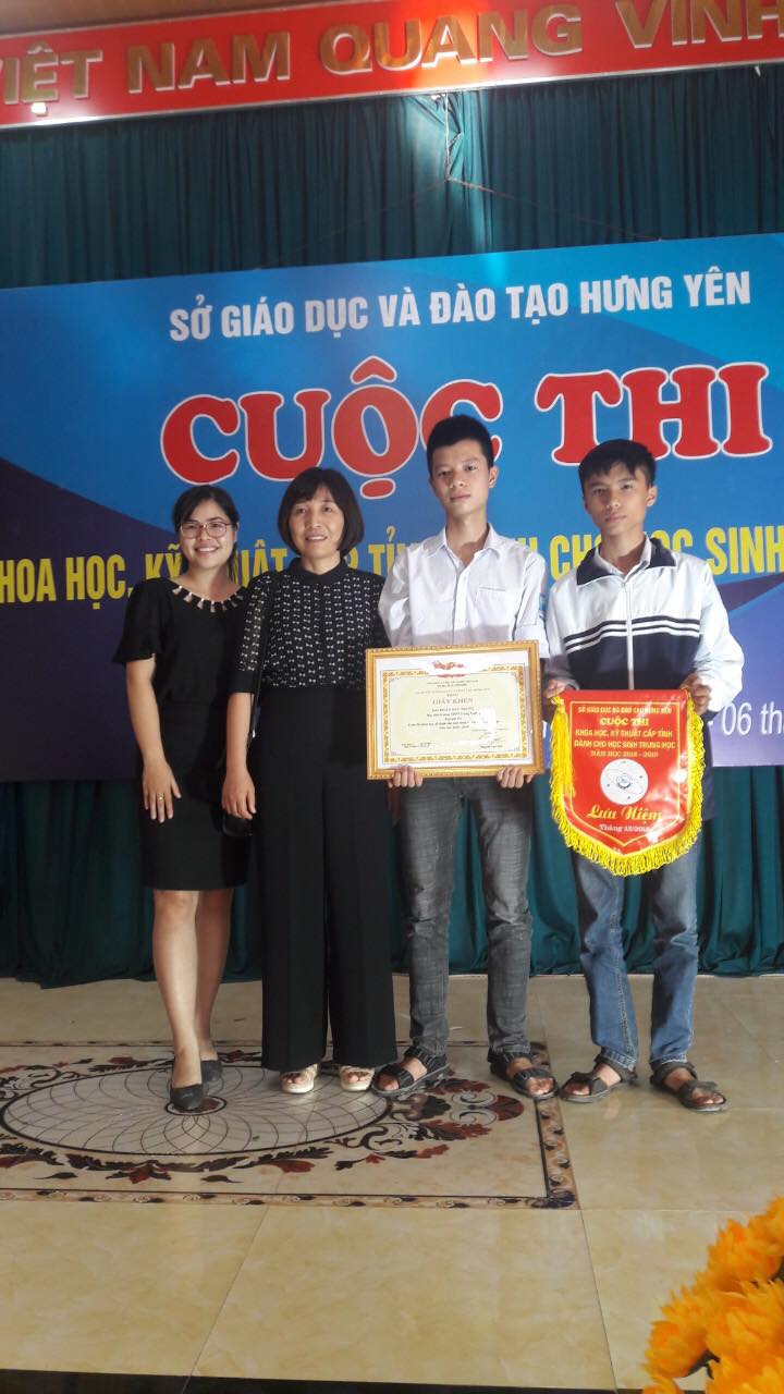 HỘI THI NGHIÊN CỨU KHKT CẤP TỈNH NĂM HỌC 2018-2019