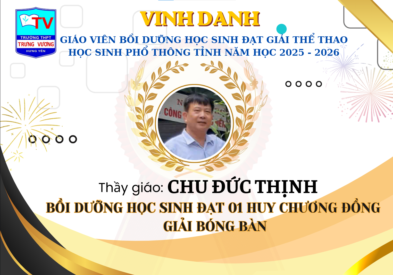 TRƯỜNG THPT TRƯNG VƯƠNG: GHI DẤU ẤN TẠI GIẢI THỂ THAO HỌC SINH PHỔ THÔNG TỈNH HƯNG YÊN NĂM HỌC 2025 -2026